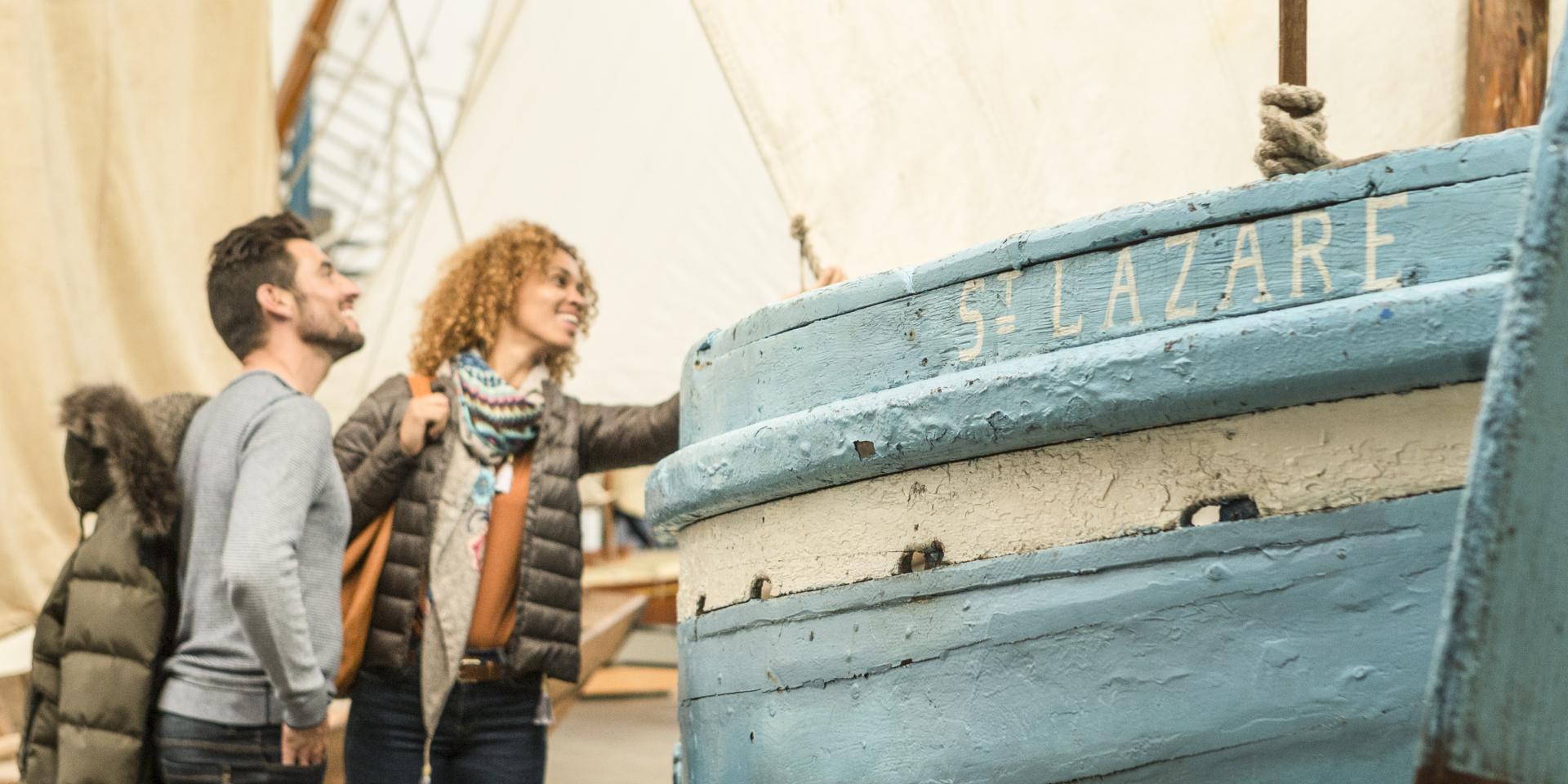 Salle des gréements du Port-musée - Vacances à Douarnenez