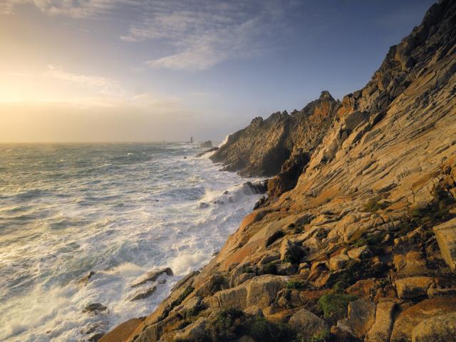 La Pointe du Raz au coucher de soleil