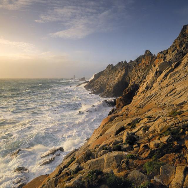 La Pointe du Raz au coucher de soleil