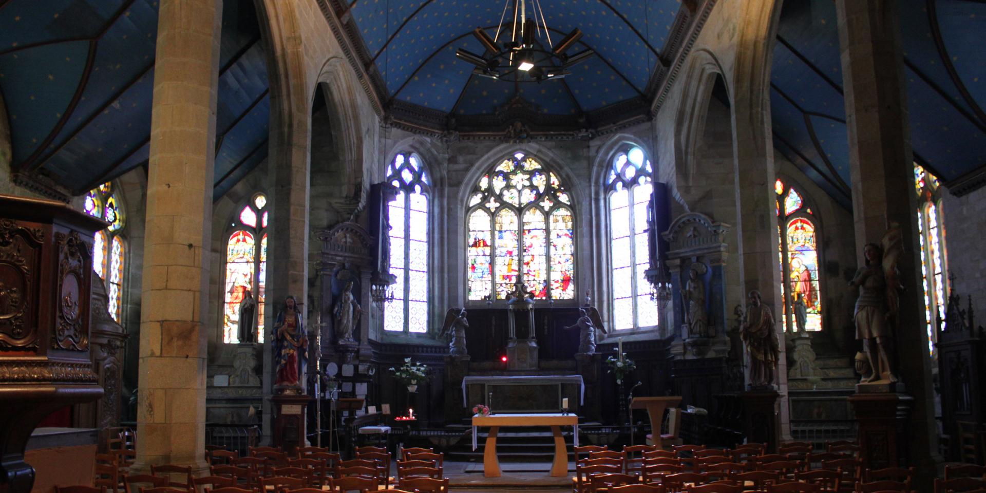 Interieur De L'eglise Notre Dame Du Juch