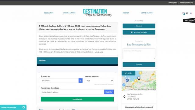 Moteur De Réservation Elloha Pour Une Chambre D'hôte
