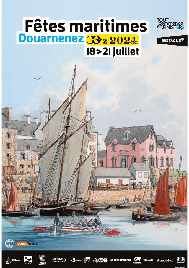 Affiches Fetes Maritimes De Douarnenez 2024