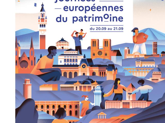 Affiche journées du patrimoine 2025